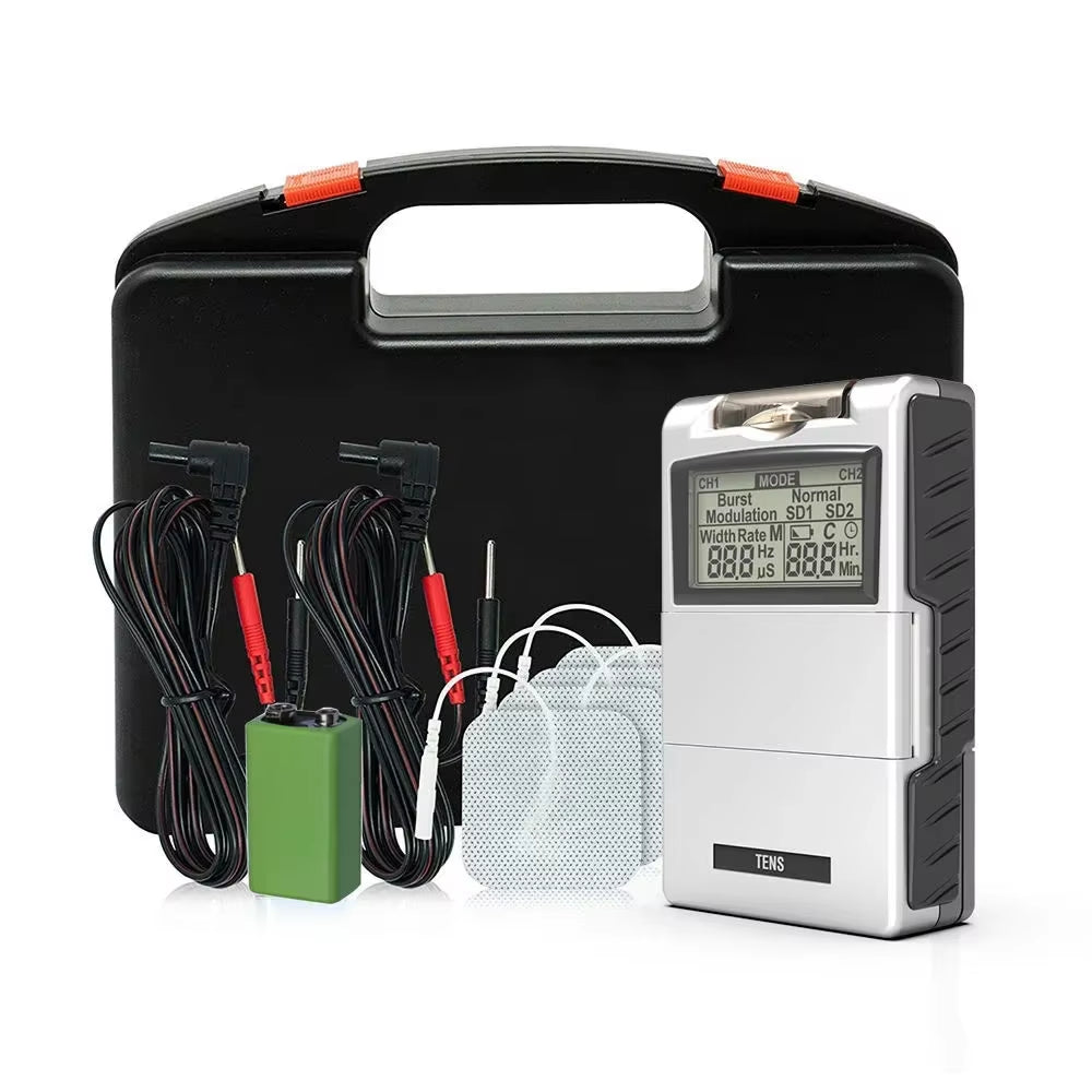 EMS TENS Unit Machine EMS Electric Muscle Therapy Stimulator Physiotherapy Pulse Electric Massage Device Back Body Neck Massager