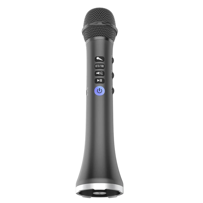 L-698 15W Wireless Karaoke Microphone Bluetooth Speaker 4000Mah 2In1 Handheld Sing&Recording KTV Player for Ios/Android
