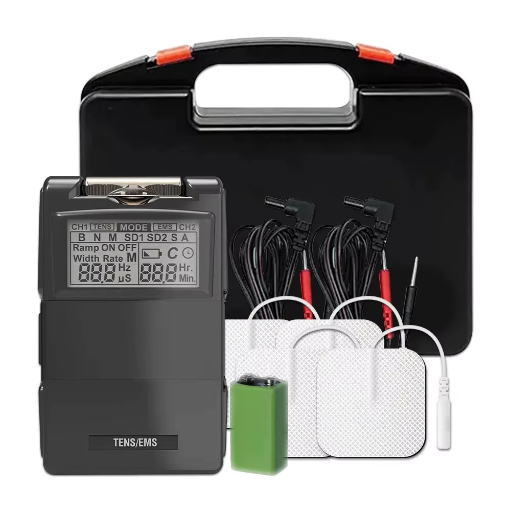 EMS TENS Unit Machine EMS Electric Muscle Therapy Stimulator Physiotherapy Pulse Electric Massage Device Back Body Neck Massager